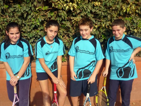 Gabriela del Valle, Carla Sánchez, Álvaro Esquerdo y Jesús Martín.